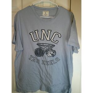 Vintage Tailgate Clothing UNC Tar‎ Heels Basketball Graphic T-Shirt Gray Large